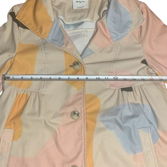 Anthropologie Moglea Daybreak Trench Coat- Size 2 - Picture 6 of 11